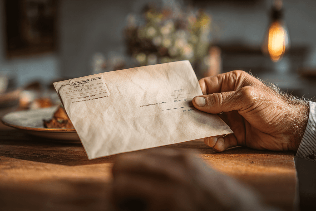 Hands holding a confusing medical bill